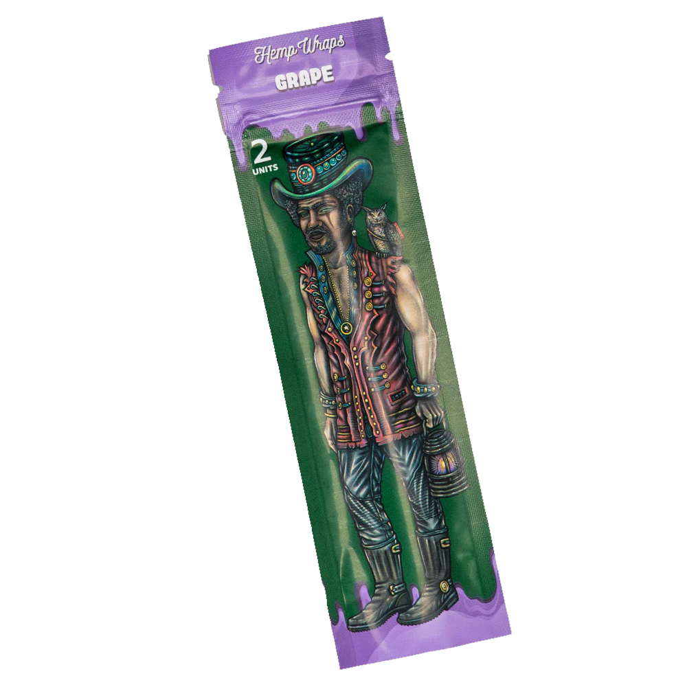 LION ROLLING CIRCUS PAPEL HEMP WRAP 2UD GRAPE