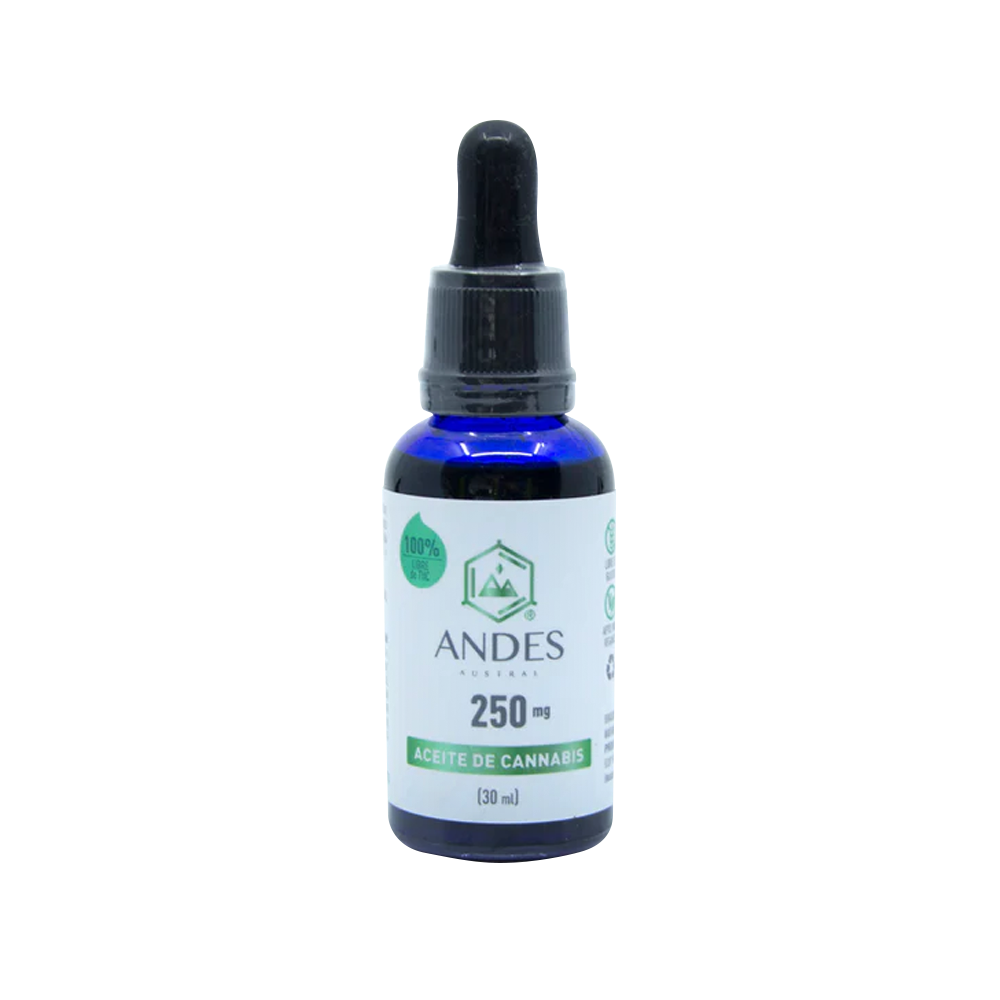 ANDES AUSTRAL ACEITE CBD SUBLINGUAL 30ML 250MG