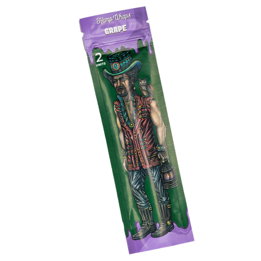 LION ROLLING CIRCUS PAPEL HEMP WRAP 2UD GRAPE