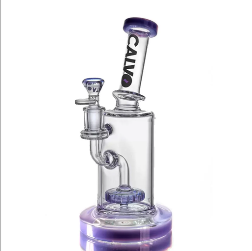 CALVO GLASS BONG ESENCIAL PURPLE 22CM