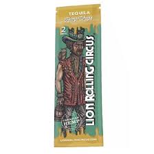 LION ROLLING CIRCUS PAPEL HEMP WRAP 2UD TEQUILA