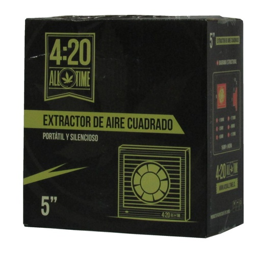 420 ALL TIME - EXTRACTOR DE AIRE CUADRADO 5´´